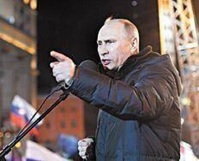 Putin gan� con amplia mayor�a en Rusia