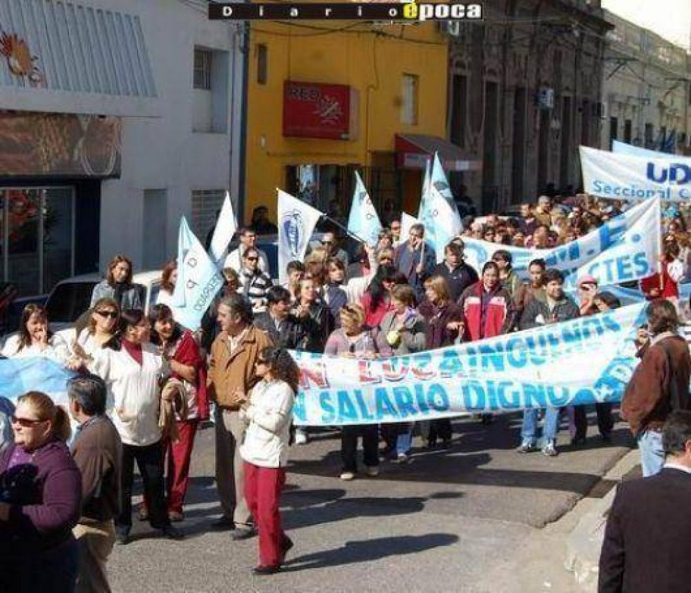 Semana de protestas en sectores del Estado provincial y nacional