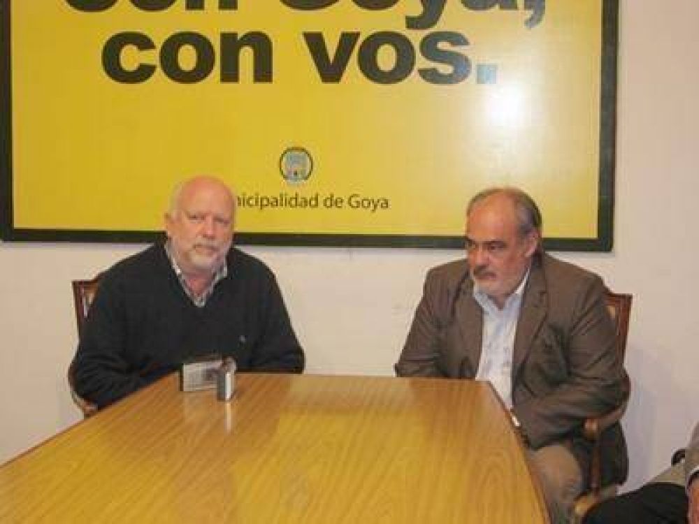 El Gobernador viaja a Goya con obras y ayuda a instituciones deportivas