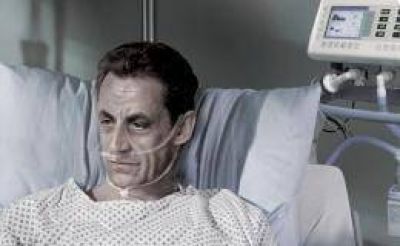 Campa�a publicitaria francesa muestra a Sarkozy en estado terminal