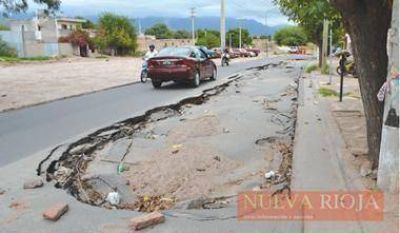 Los baches, siempre presentes en el centro de la Ciudad