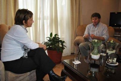 Melella y R�os mantuvieron el primer encuentro formal desde el inicio de sus gestiones