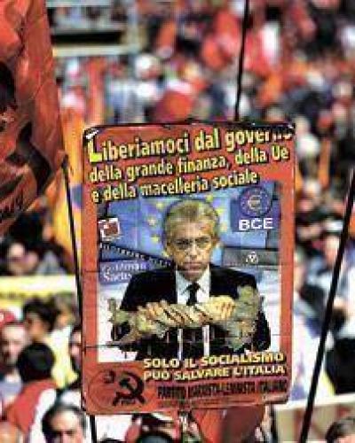Paran los metal�rgicos contra Monti y la Fiat