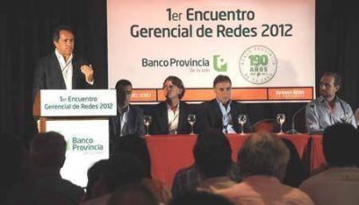 Scioli orgulloso del Banco Provincia