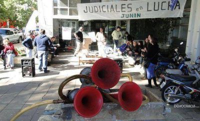 Vuelven al paro en hospitales y tribunales de la Provincia