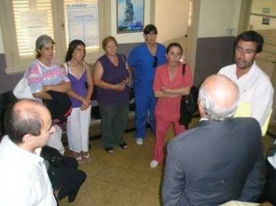 Conflictos laborales en el hospital Simplemente Evita.
