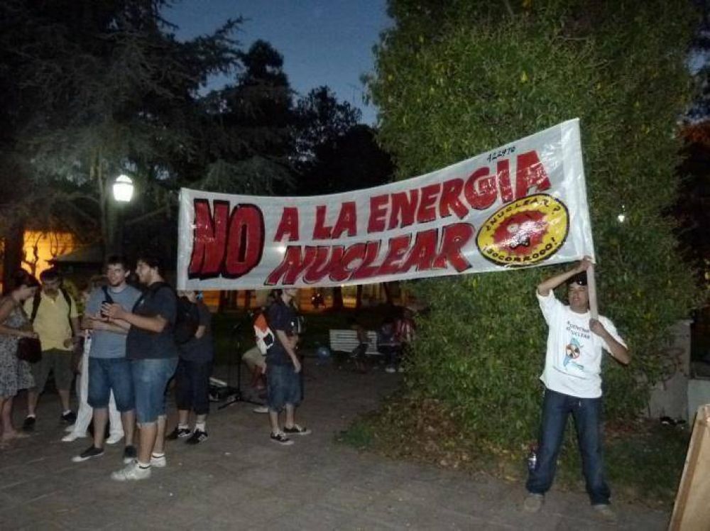 Activistas protestaron contra la energ�a nuclear