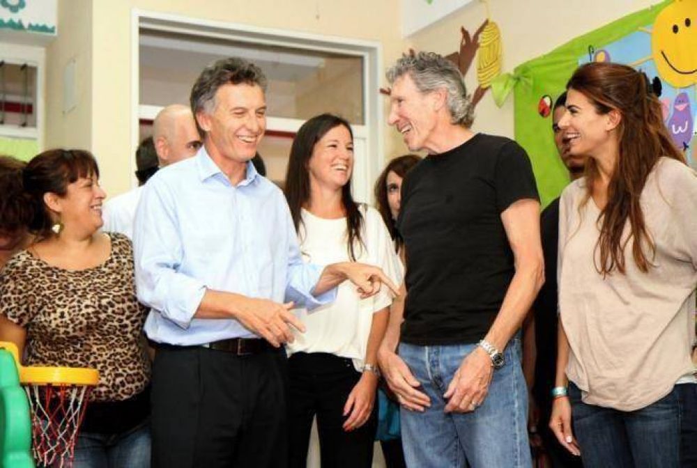 Roger Waters se reuni� con Macri