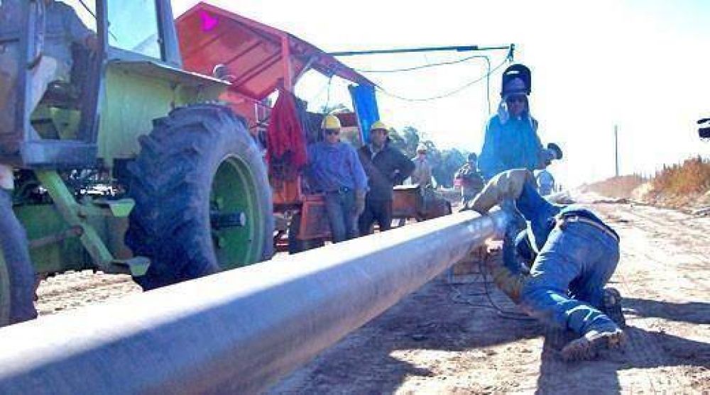 Por la crisis de la Provincia se paralizaron las obras de los principales gasoductos