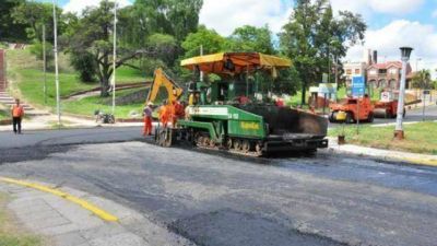 Trabajos de mantenimiento de la trama urbana