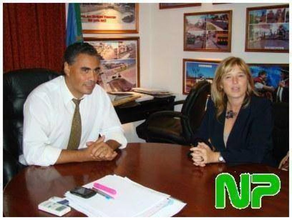 CRISTINA ALVAREZ RODRIGUEZ VISITO JOSE C. PAZ