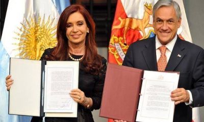 "Los argentinos y chilenos nos miramos cada vez m�s como compatriotas", afirm� Cristina