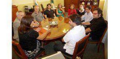 El presidente de Sony BMG se reuni� con Blanca Pereyra 