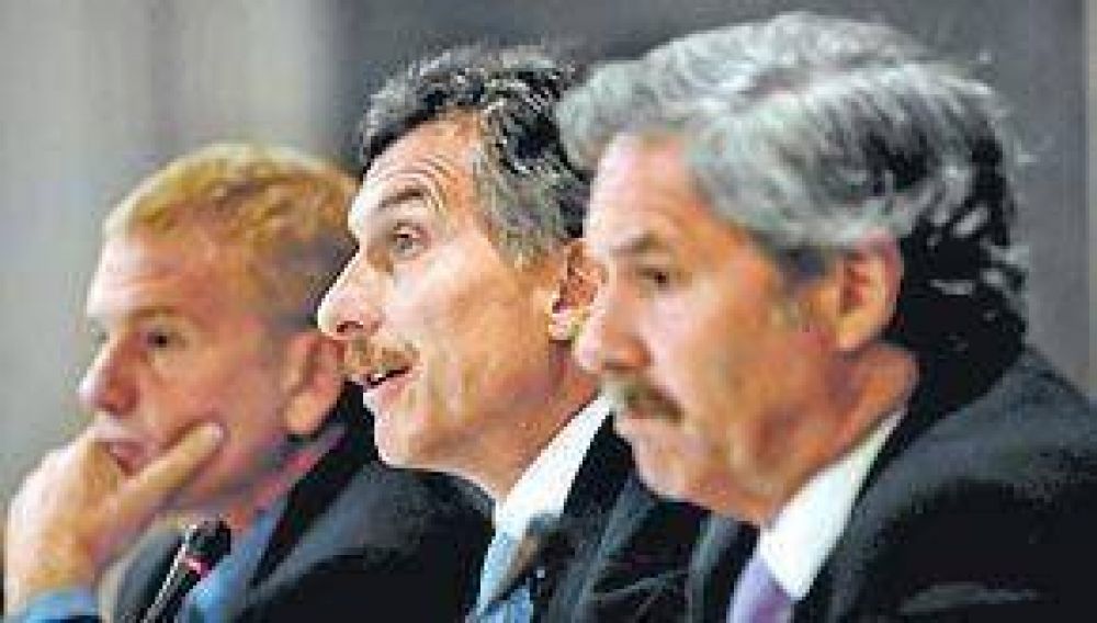 Macri, Sol� y De Narv�ez: primer paso para pelearle al kirchnerismo