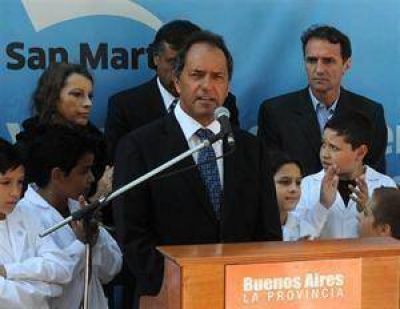 Rechaz� Scioli un atraso en el giro de los fondos