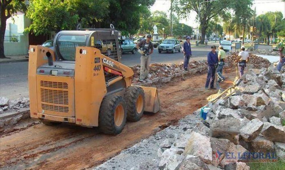 Reasfaltado: con las obras sobre Artigas esperan avanzar sobre otras 4 calles