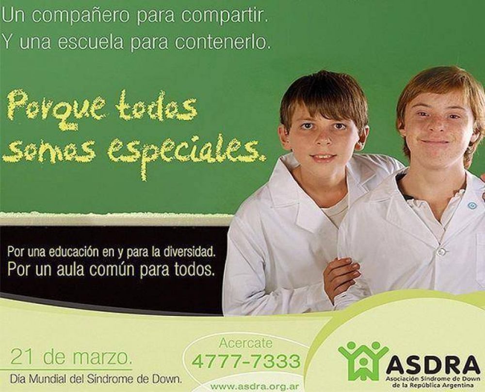 Con educaci�n inclusiva, hay menos discriminaci�n y una mejor salida laboral