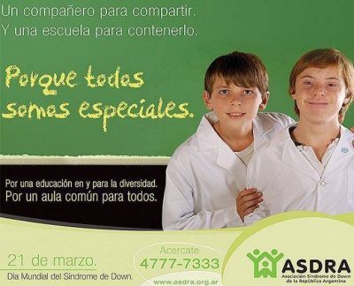 Con educaci�n inclusiva, hay menos discriminaci�n y una mejor salida laboral