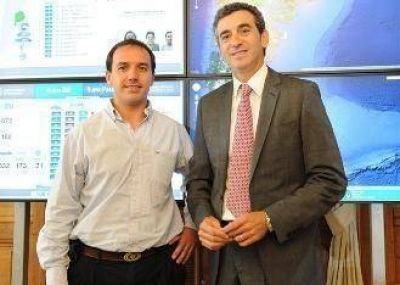 Gabriel Pedretti junto a Florencio Randazzo