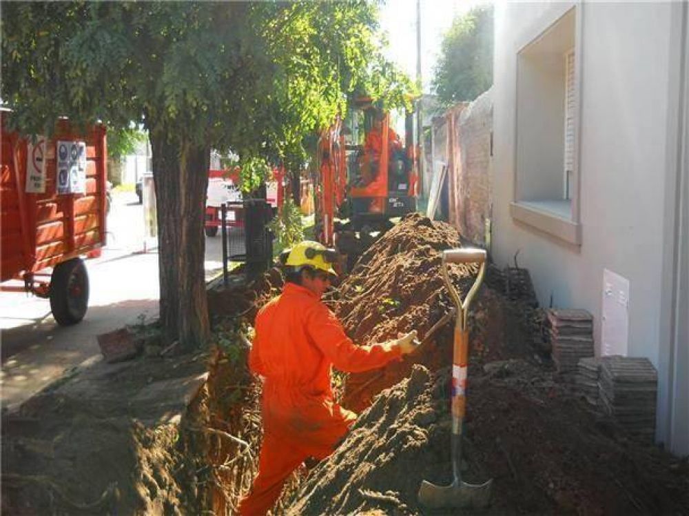Comenzaron las tareas de ampliaci�n del tendido subterr�neo