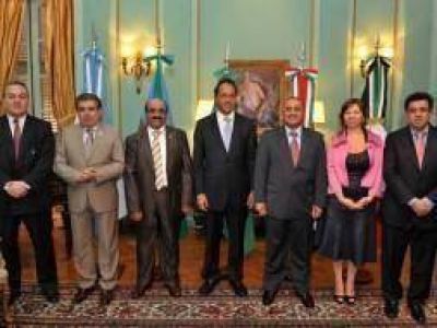 Scioli mantuvo una reuni�n con embajadores del Reino de Arabia Saudita