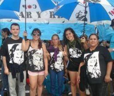 La JP Descamisados en el acto por el D�a de la Memoria