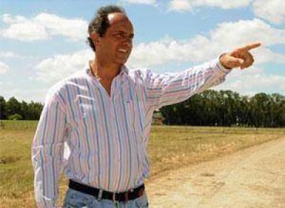 Scioli planea un fuerte reval�o de tierras