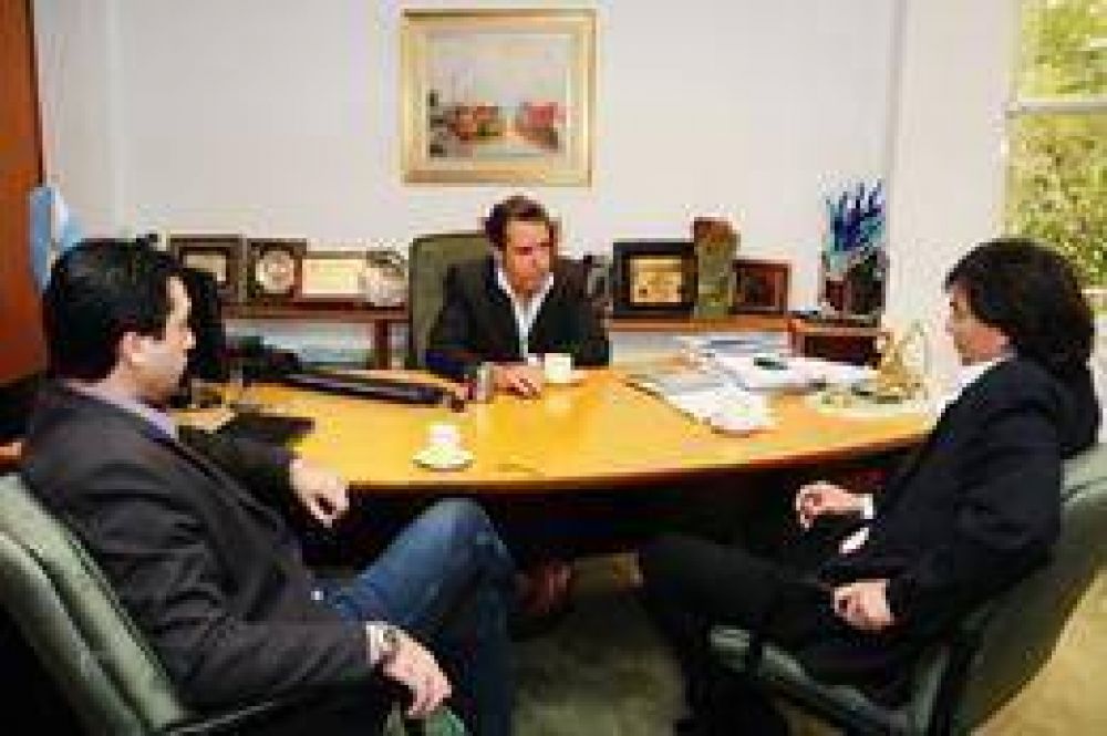 Presidente del EMTur se reuni� con su par del Colegio de Martilleros