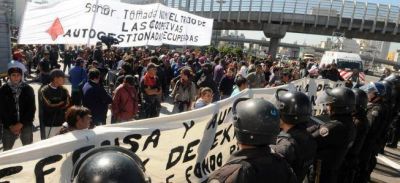 El transito de la Ciudad totalmente bloqueado por las protestas y el TC