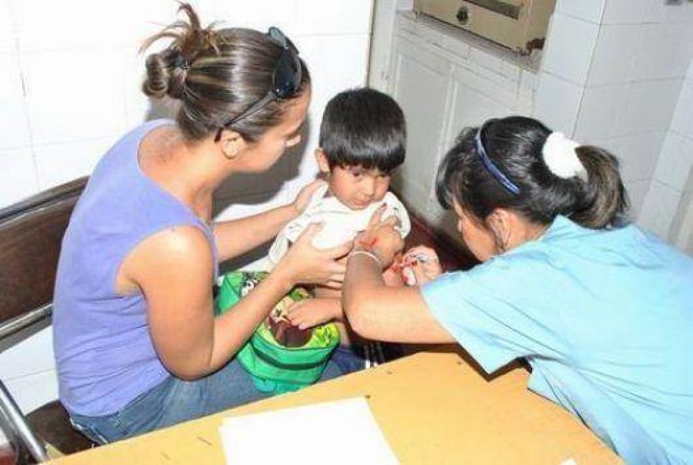 Vacunas antigripales en las salas barriales