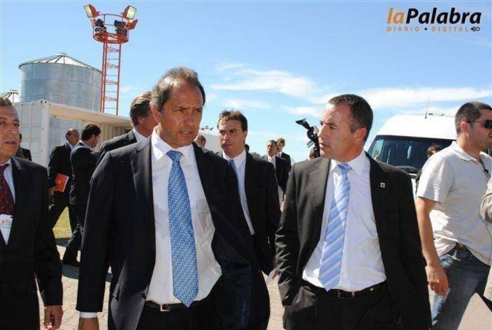 Garc�s acompa�� al gobernador Scioli en la inauguraci�n de la FISA