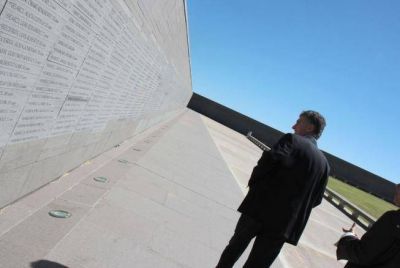 Macri en el Parque de la Memoria