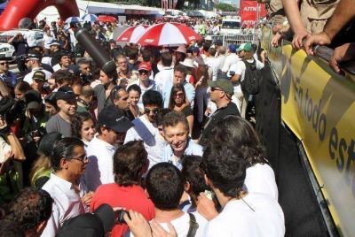 Macri en el TC 2000