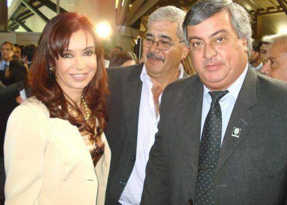 Selva estuvo con Cristina Fern�ndez y Emilio Monz�.