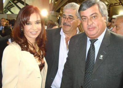 Selva estuvo con Cristina Fern�ndez y Emilio Monz�.