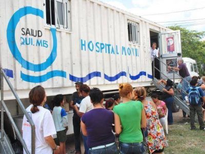 Operativo sanitario en la zona oeste