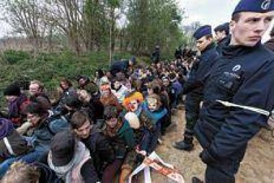 Una manifestaci�n contra las acciones de la OTAN