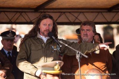 Tensi�n en acto por Malvinas