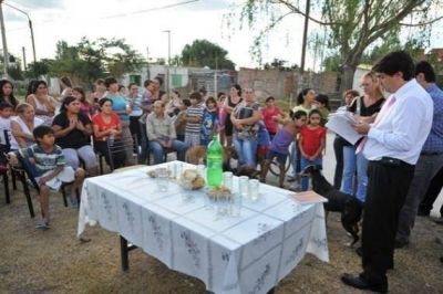 Seguridad: Diego Masci se reuni� con vecinos del Plan Lote 3 del Eva Per�n