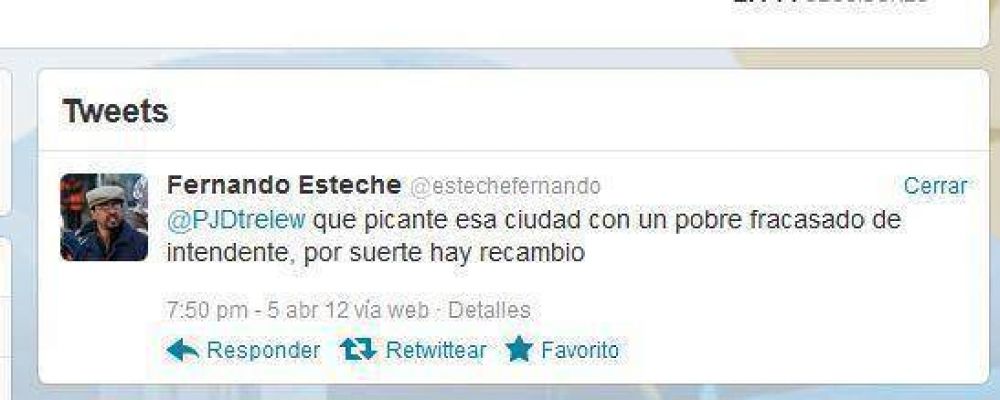  El L�der De Quebracho, Picante En Twitter