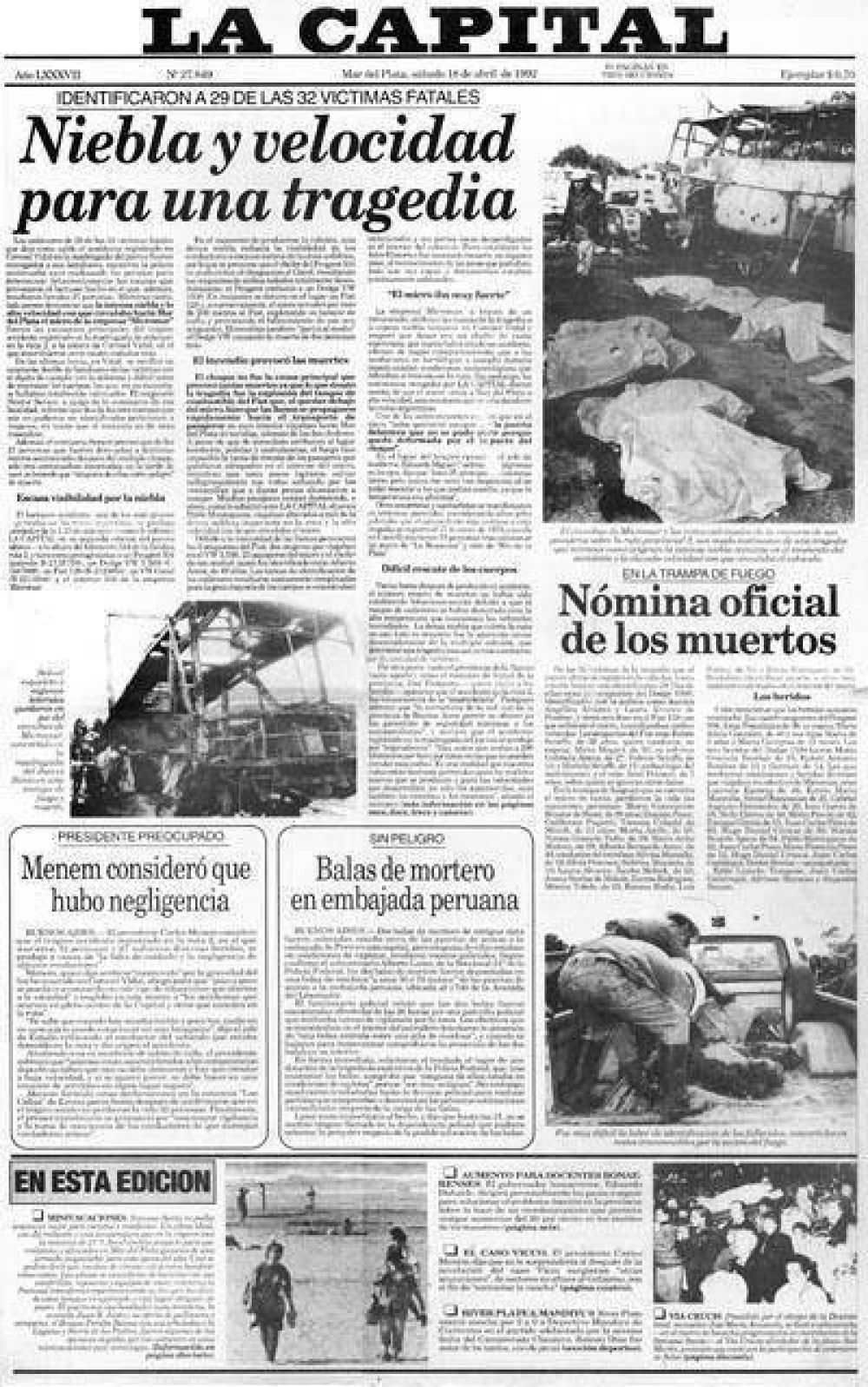 A 20 a�os de un terrible accidente en la Ruta 2