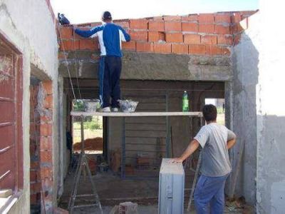 Sigue la obra del comedor comunitario.