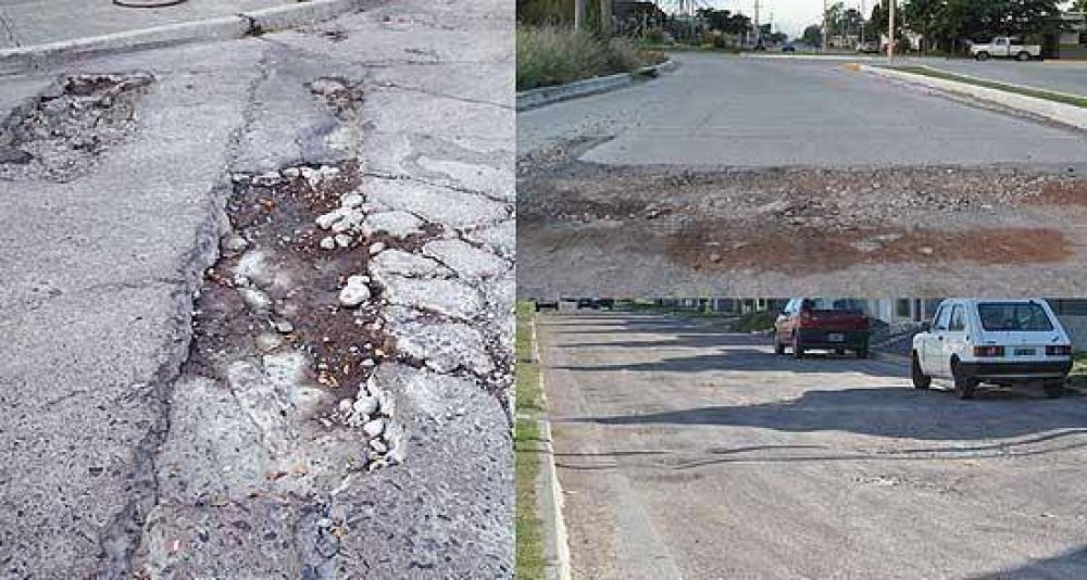 Piden arreglos de calles en tres sectores por baches y falta de mantenimiento