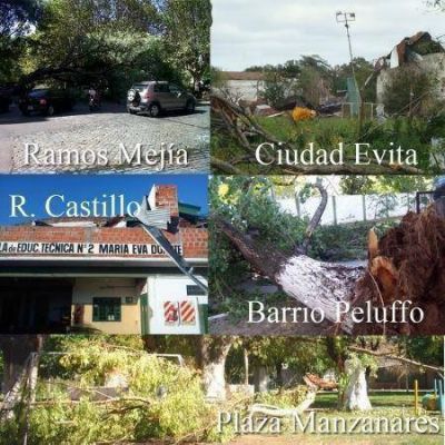 Caos en muchas zonas de La Matanza: Lo que la tormenta nos dej�