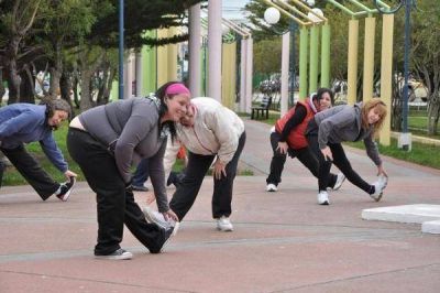 Conmemoraron el D�a Internacional de la Salud con actividades saludables en la plaza Brown