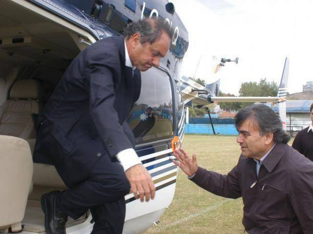  QUILMES: Scioli recorri� las zonas cr�ticas