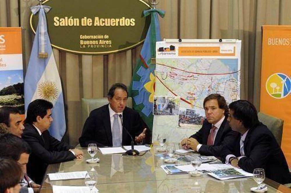 Scioli anunci� un plan de recomposici�n ambiental