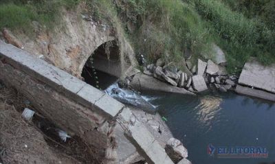 Mejorar�n los desag�es con obras pluviales sobre arroyos