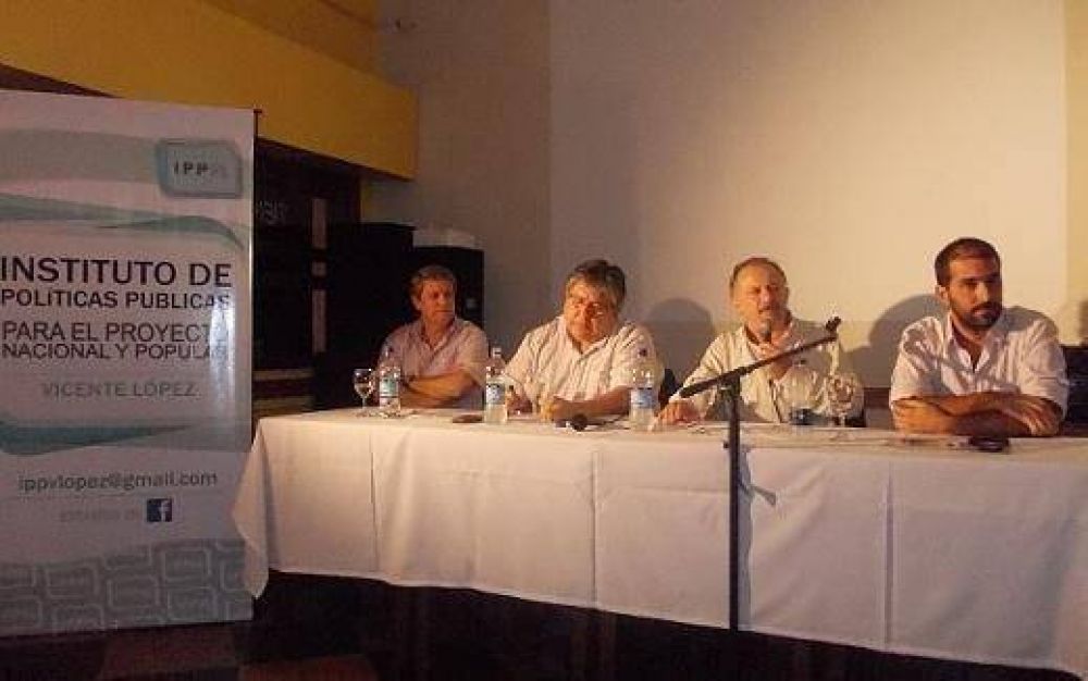 Hugo Yasky y el �Chino� Navarro disertaron juntos en Vicente L�pez