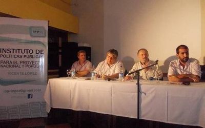Hugo Yasky y el �Chino� Navarro disertaron juntos en Vicente L�pez